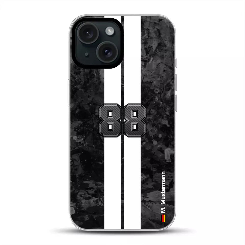 Carbon style #2 - Personnalisé coque pour iPhone