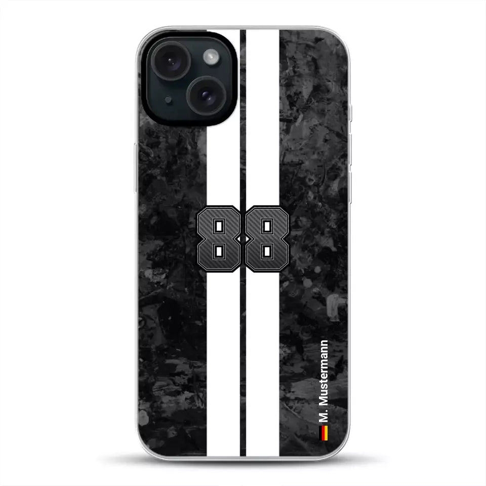 Carbon style #2 - Personnalisé coque pour iPhone