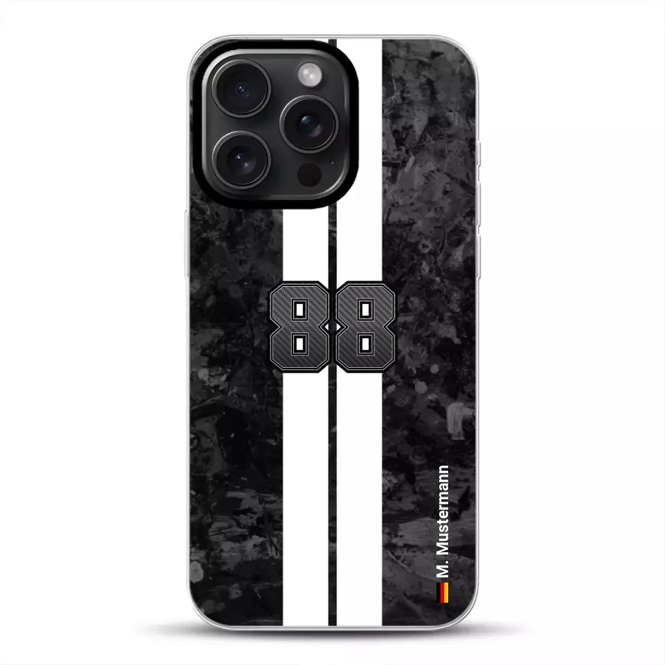 Carbon style #2 - Personnalisé coque pour iPhone