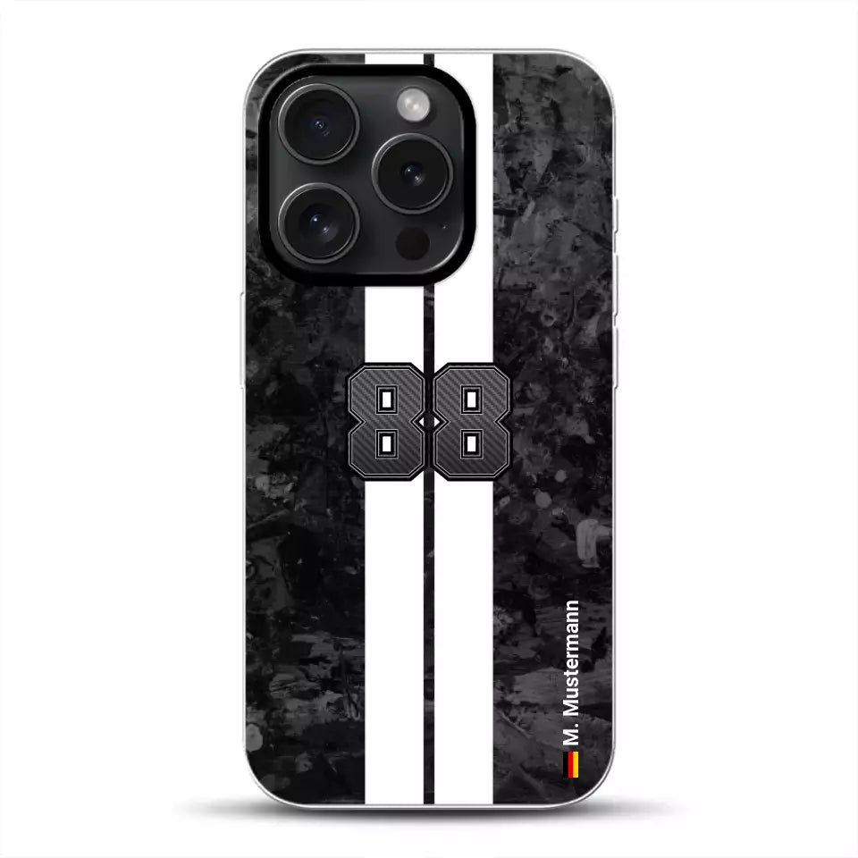 Carbon style #2 - Personnalisé coque pour iPhone