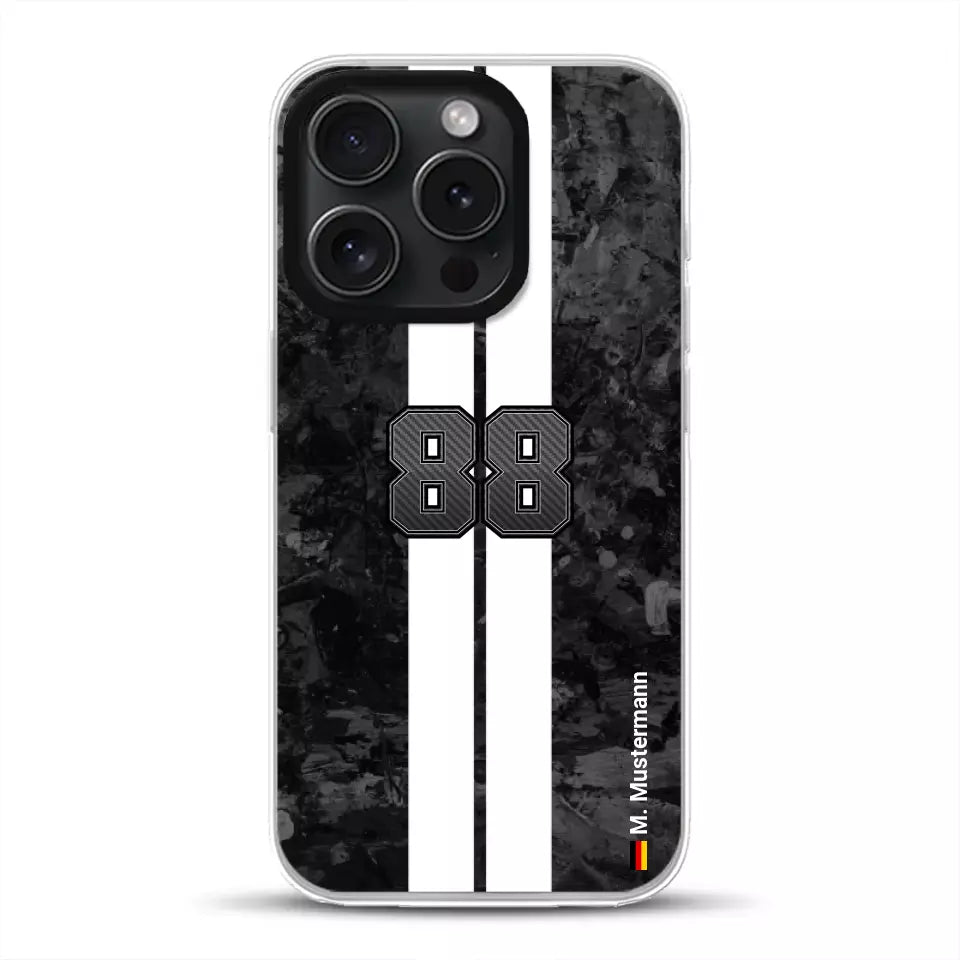 Carbon style #2 - Personnalisé coque pour iPhone