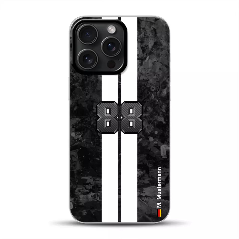 Carbon style #2 - Personnalisé coque pour iPhone