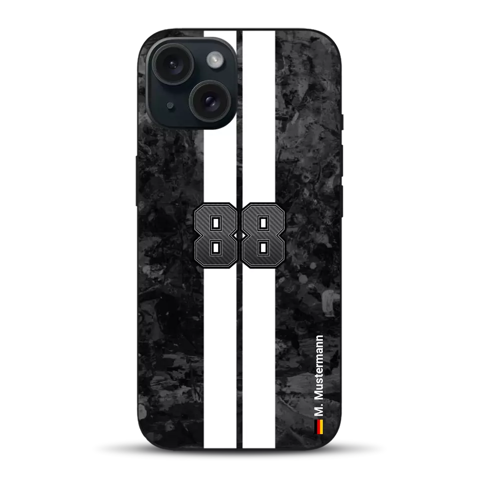 Carbon style #2 - Personnalisé coque pour iPhone