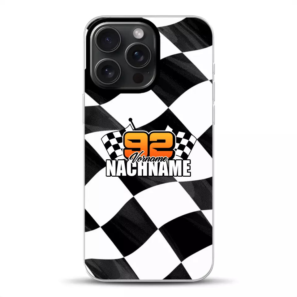Checkered #1 - Custodia per cellulare personalizzata per iPhone