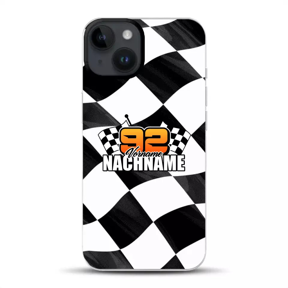 Checkered #1 - Custodia per cellulare personalizzata per iPhone