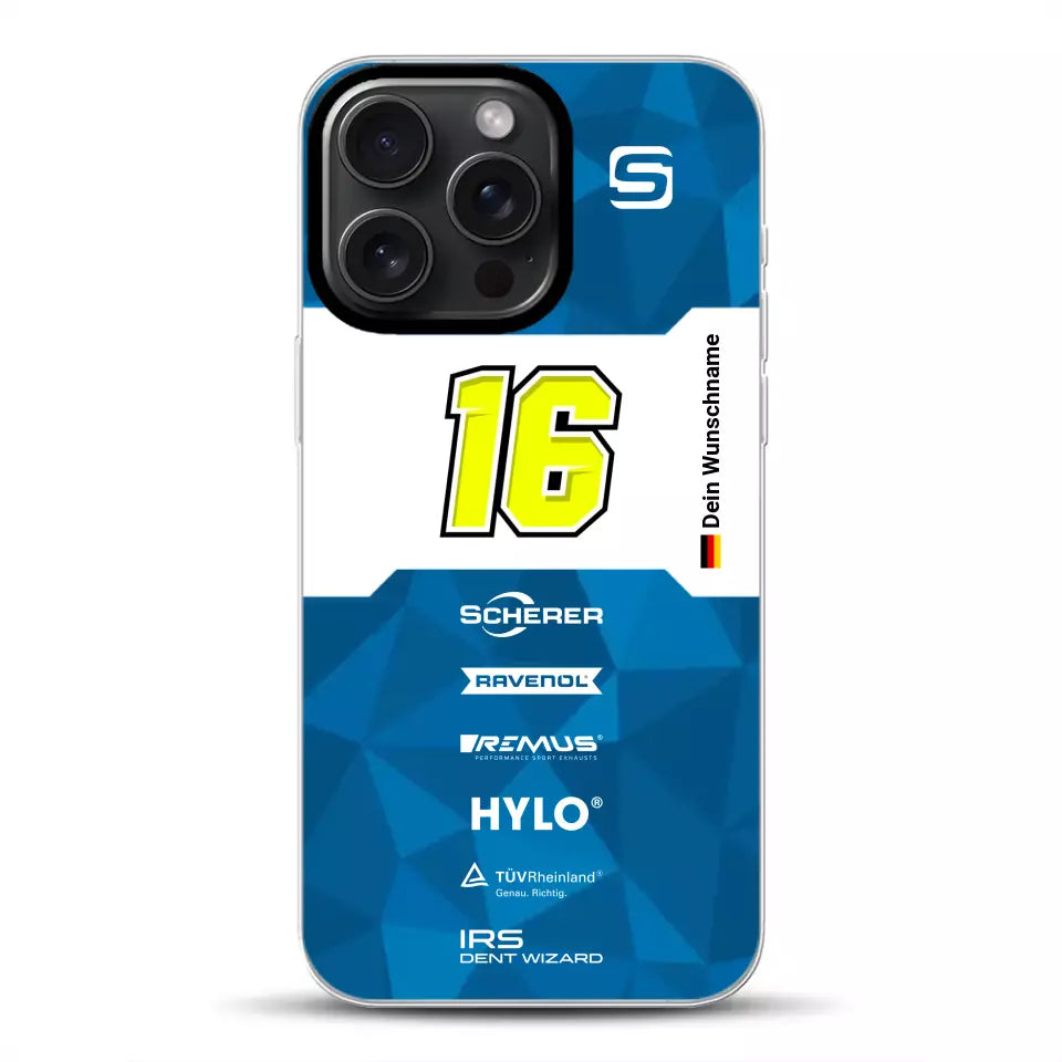 Scherer Sport PHX #16 Sieger 24h Nürburgring 2024 Livery - Custodia per cellulare personalizzata per iPhone