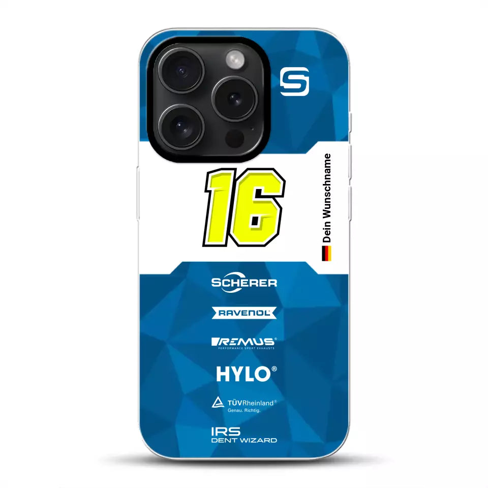 Scherer Sport PHX #16 Sieger 24h Nürburgring 2024 Livery - Custodia per cellulare personalizzata per iPhone