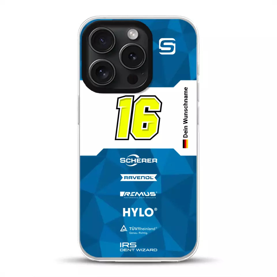 Scherer Sport PHX #16 Sieger 24h Nürburgring 2024 Livery - Custodia per cellulare personalizzata per iPhone