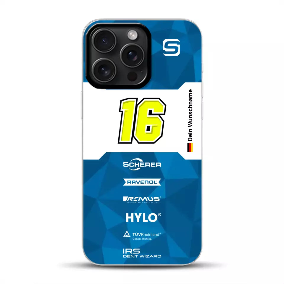 Scherer Sport PHX #16 Sieger 24h Nürburgring 2024 Livery - Custodia per cellulare personalizzata per iPhone