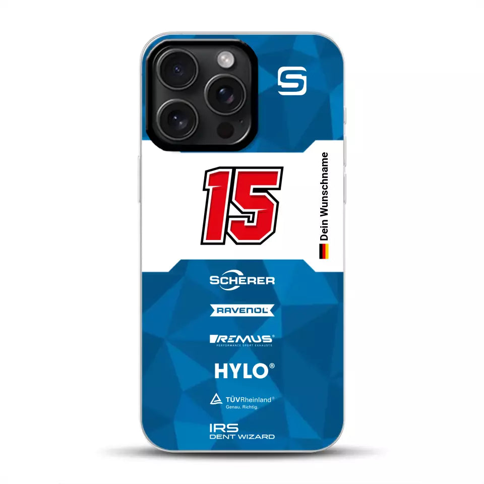 Scherer Sport PHX #15 24h Nürburgring 2024 Livery - Custodia per cellulare personalizzata per iPhone
