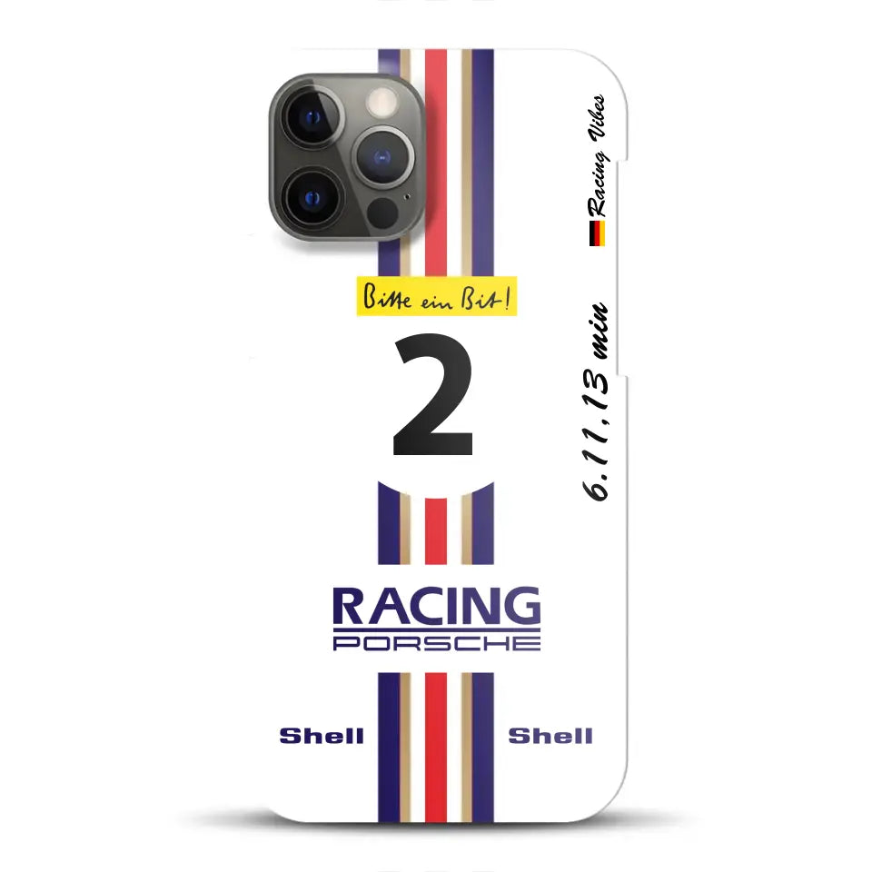 956K #2 Bellof Rekordrunde Nordschleife 1983 Livery - Hard case pour iPhone