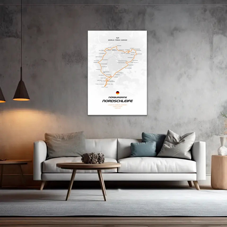 Nürburgring Nordschleife - Individuelles Wandbild