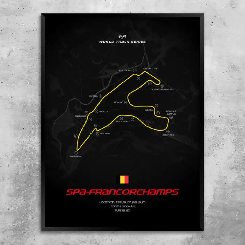 Spa-Francorchamps - Custom wall art