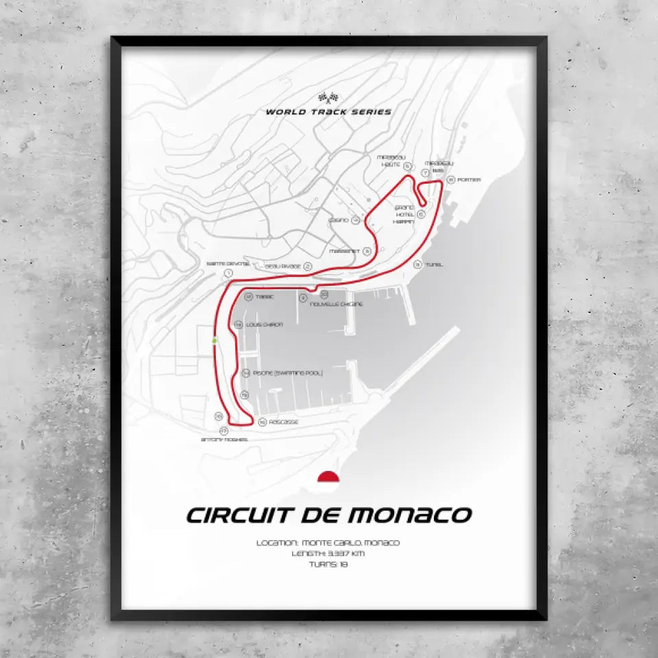 Monte Carlo - Personnalisé affiche murale