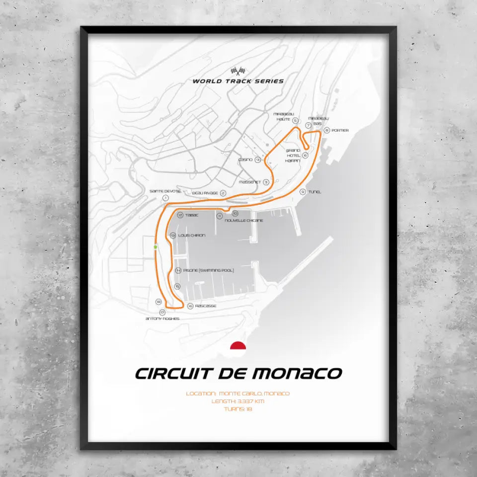 Monte Carlo - Custom wall art