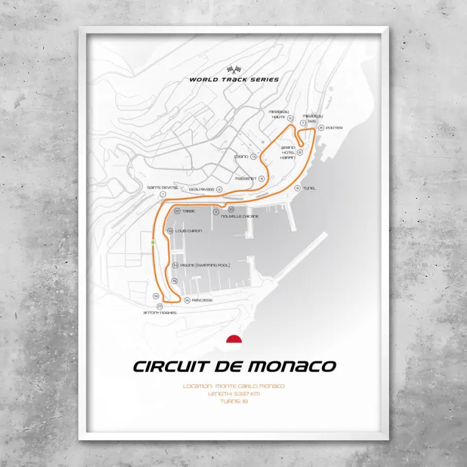 Monte Carlo - Custom wall art