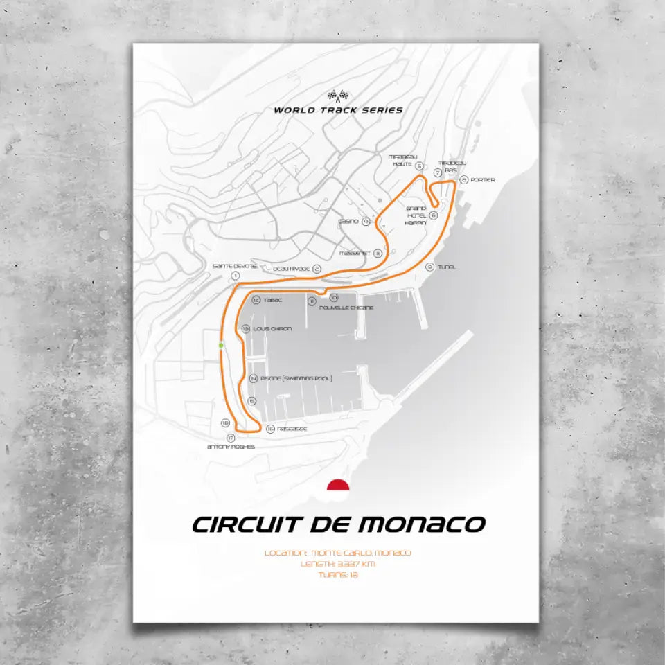 Monte Carlo - Custom wall art