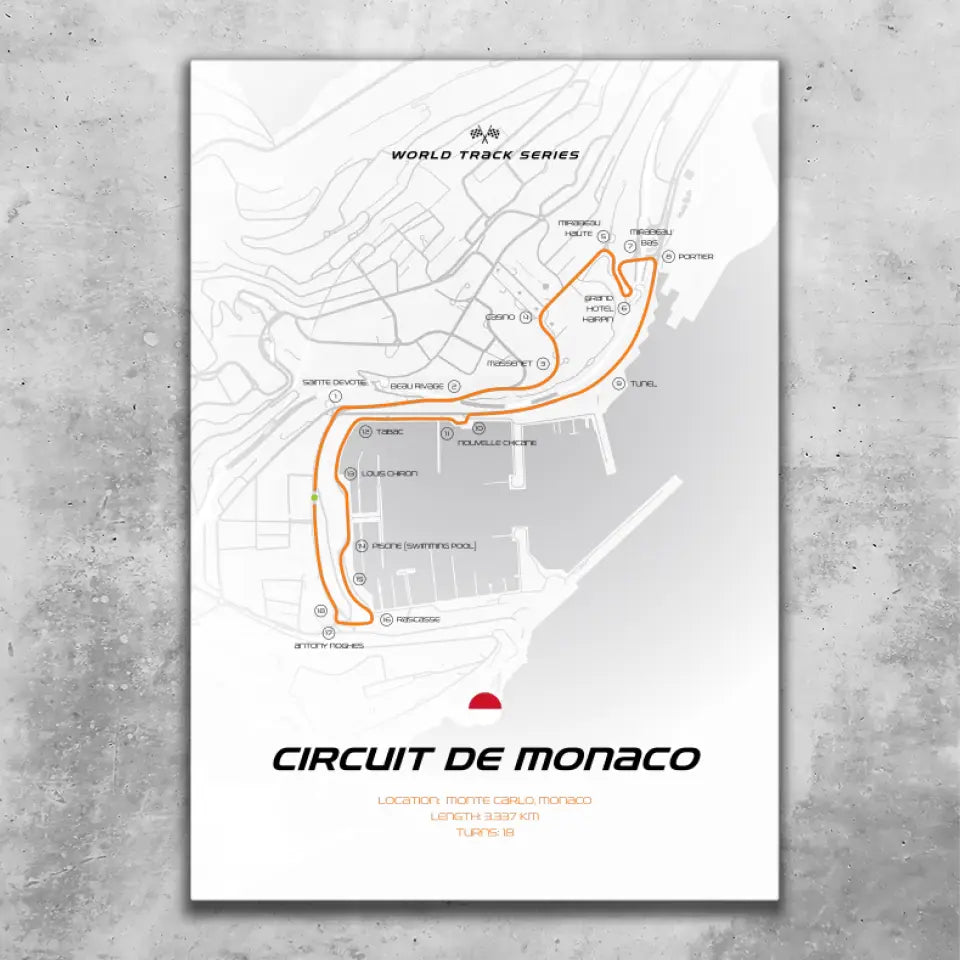 Monte Carlo - Custom wall art