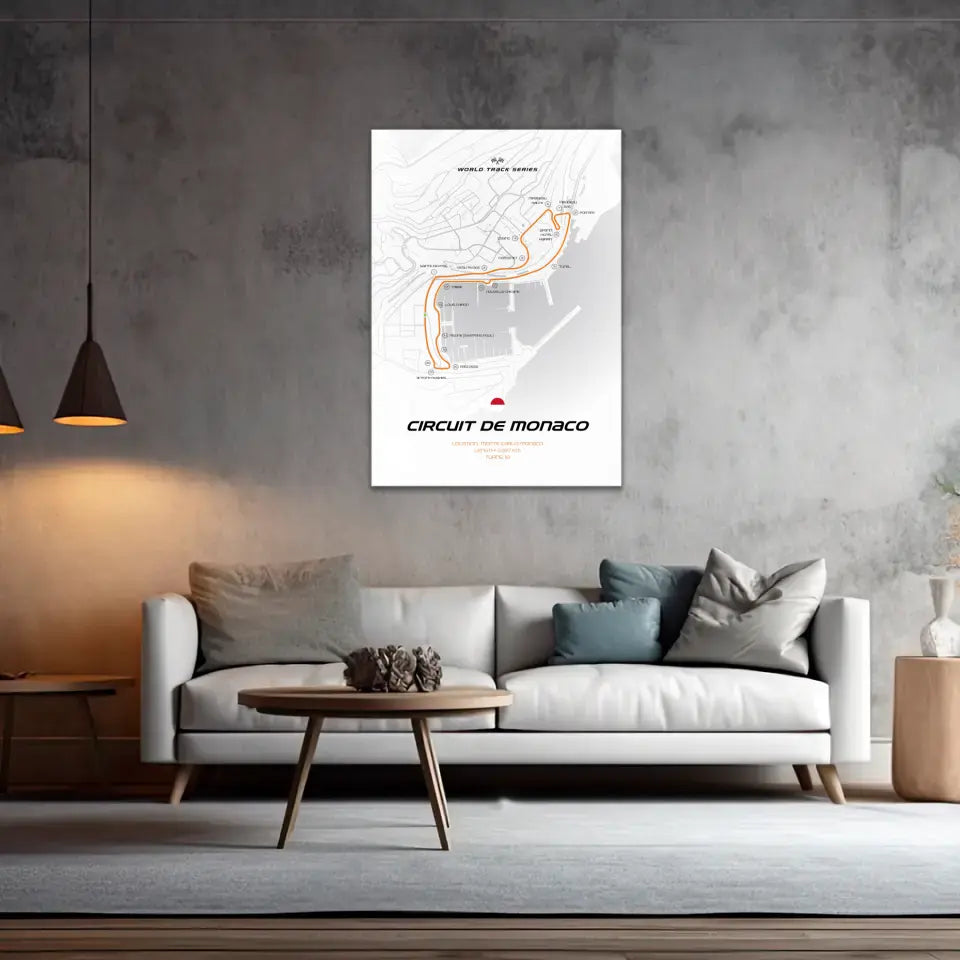 Monte Carlo - Custom wall art