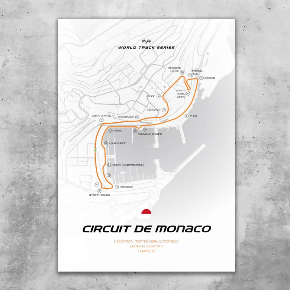 Monte Carlo - Custom wall art