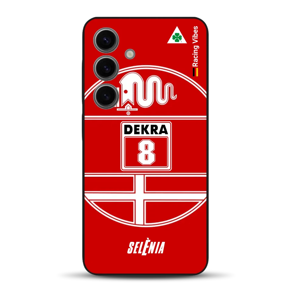 155 V6 TI #8 Larini DTM Champion 1993 Livery - Custodia per cellulare personalizzata per Samsung