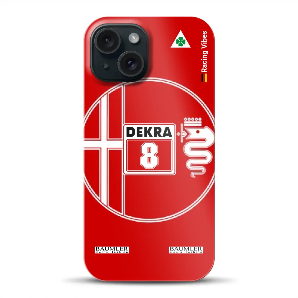 155 V6 TI #8 Larini DTM Champion 1993 Livery - Hard case pour iPhone