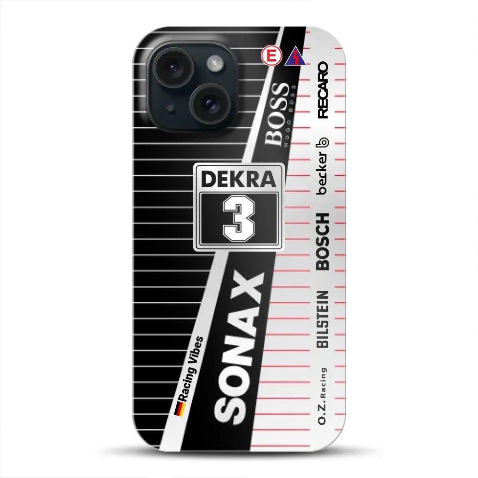 190E Evo II #3 DTM Champion 1992 Livery – Custodia premium personalizzata per iPhone