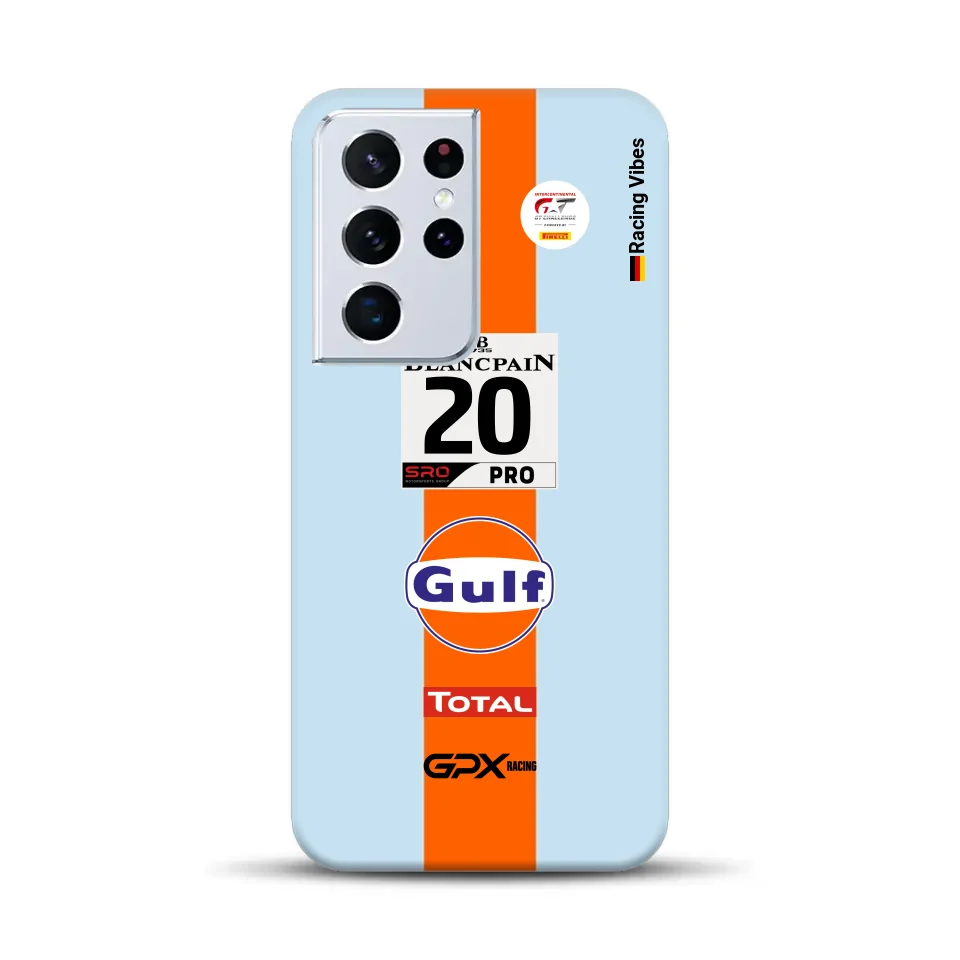 Gulf Porsche GT Livery – Personnalisé Premium Case pour Samsung