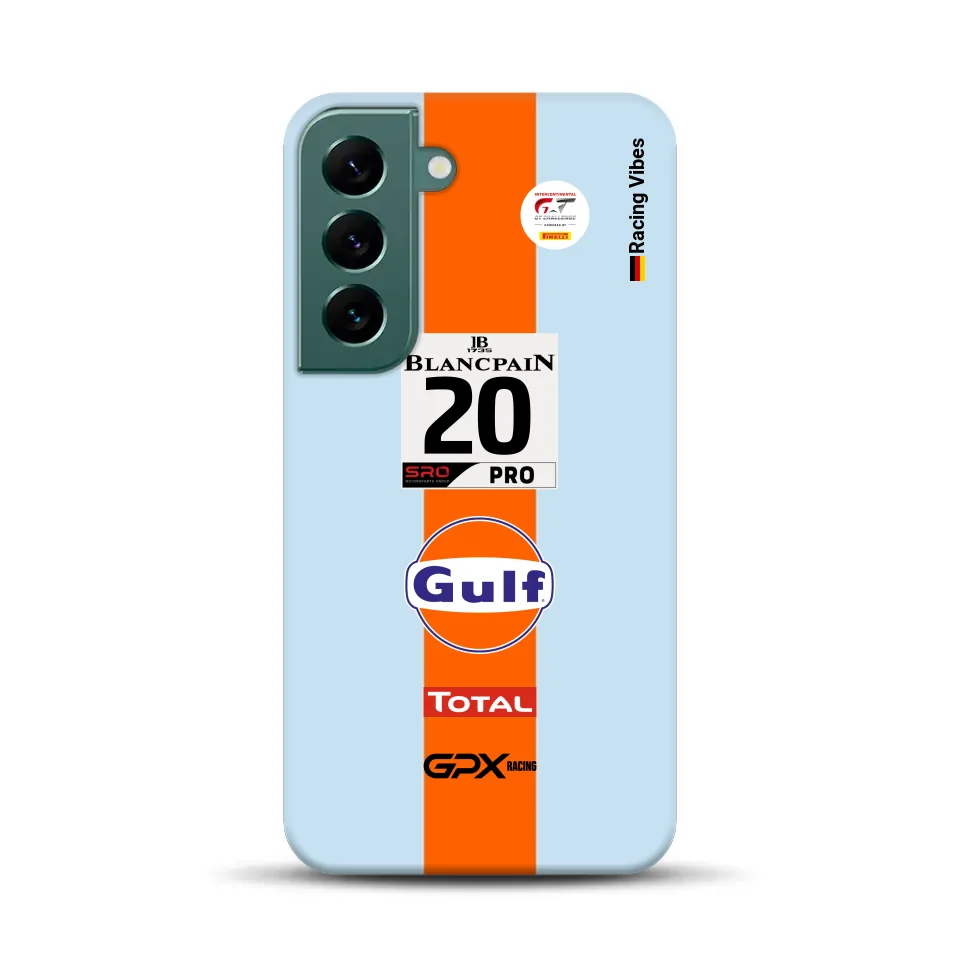 Gulf Porsche GT Livery – Personnalisé Premium Case pour Samsung