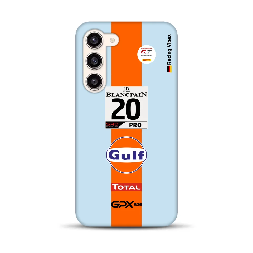 Gulf Porsche GT Livery – Personnalisé Premium Case pour Samsung
