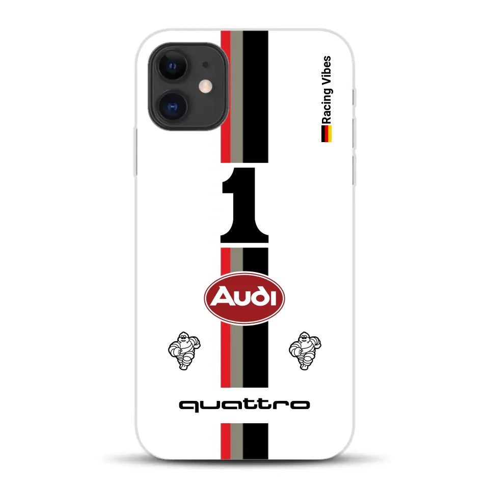 Audi Quattro S1 E2 Pikes Peak Livery - Individuelle Handyhülle für iPhone