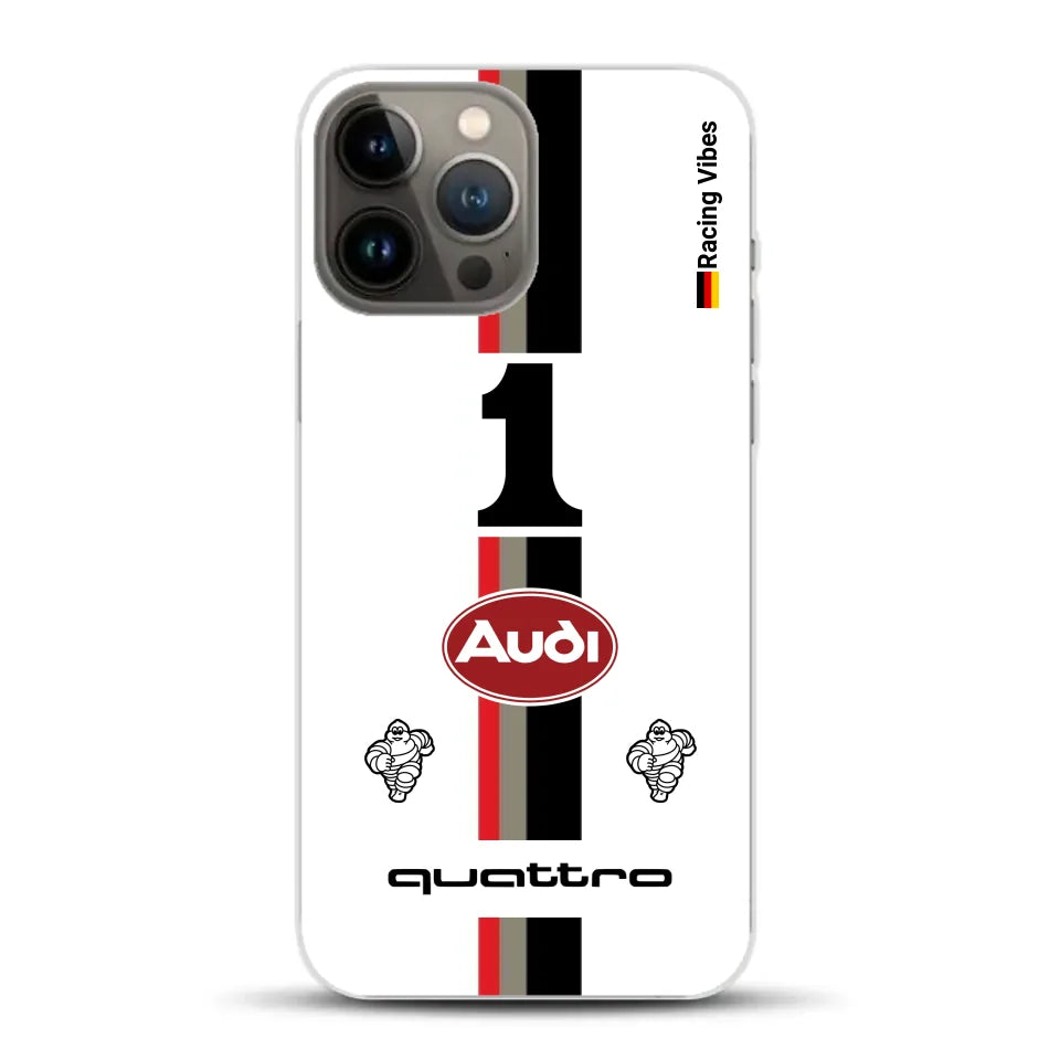 Audi Quattro S1 E2 Pikes Peak Livery - Individuelle Handyhülle für iPhone