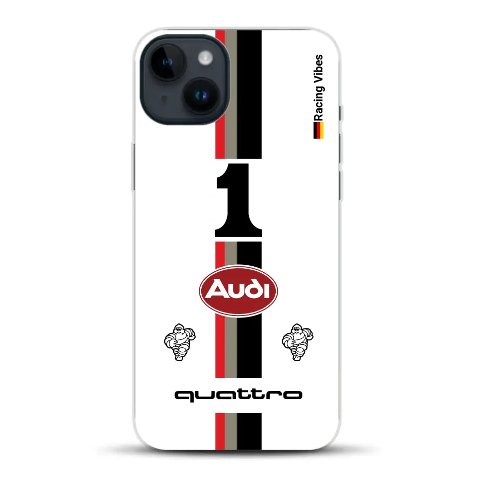 Audi Quattro S1 E2 Pikes Peak Livery - Individuelle Handyhülle für iPhone
