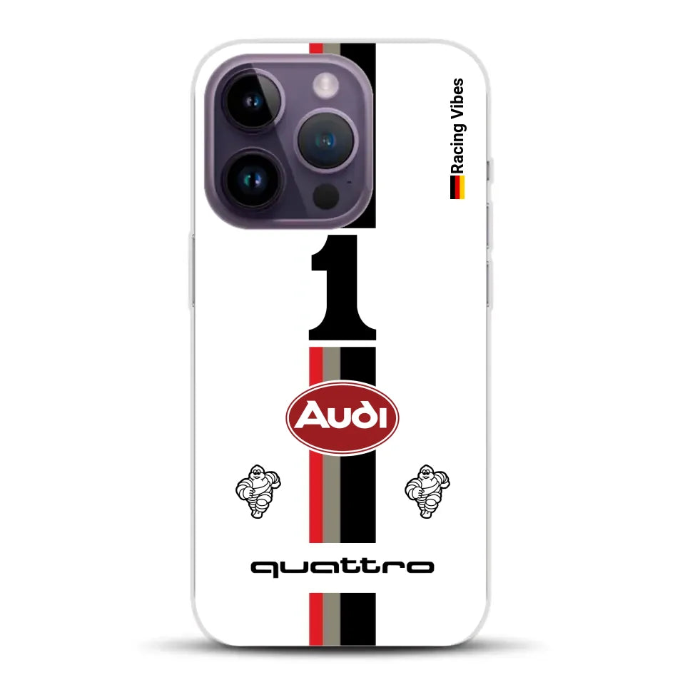 Audi Quattro S1 E2 Pikes Peak Livery - Individuelle Handyhülle für iPhone