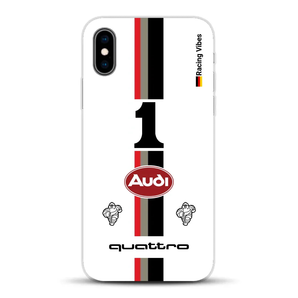 Audi Quattro S1 E2 Pikes Peak Livery - Individuelle Handyhülle für iPhone