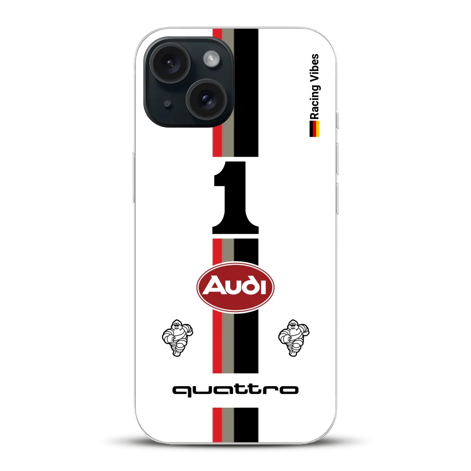 Audi Quattro S1 E2 Pikes Peak Livery - Individuelle Handyhülle für iPhone