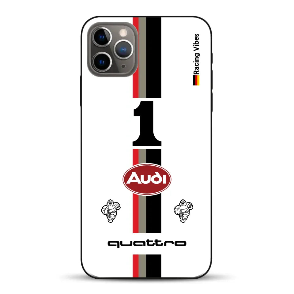 Audi Quattro S1 E2 Pikes Peak Livery - Individuelle Handyhülle für iPhone