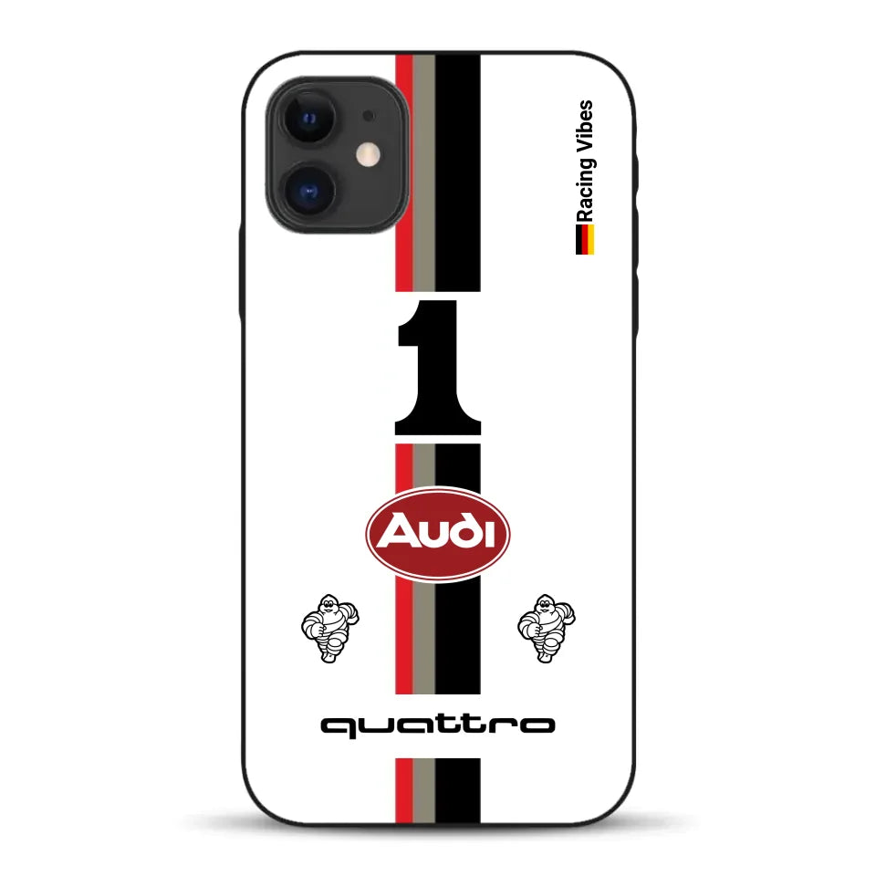 Audi Quattro S1 E2 Pikes Peak Livery - Individuelle Handyhülle für iPhone