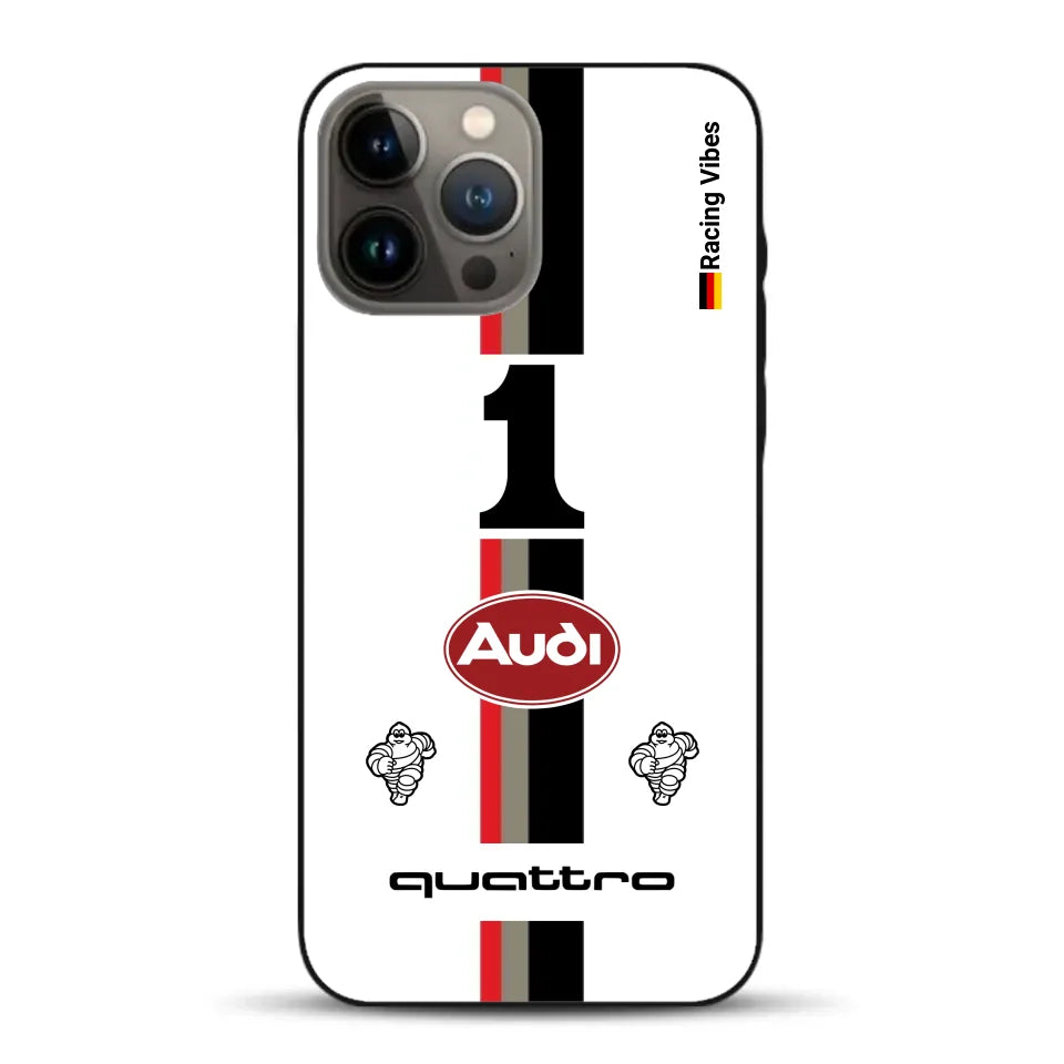 Audi Quattro S1 E2 Pikes Peak Livery - Individuelle Handyhülle für iPhone