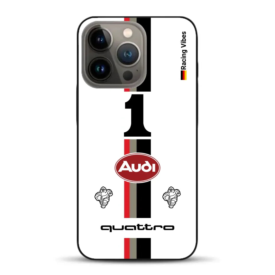Audi Quattro S1 E2 Pikes Peak Livery - Individuelle Handyhülle für iPhone