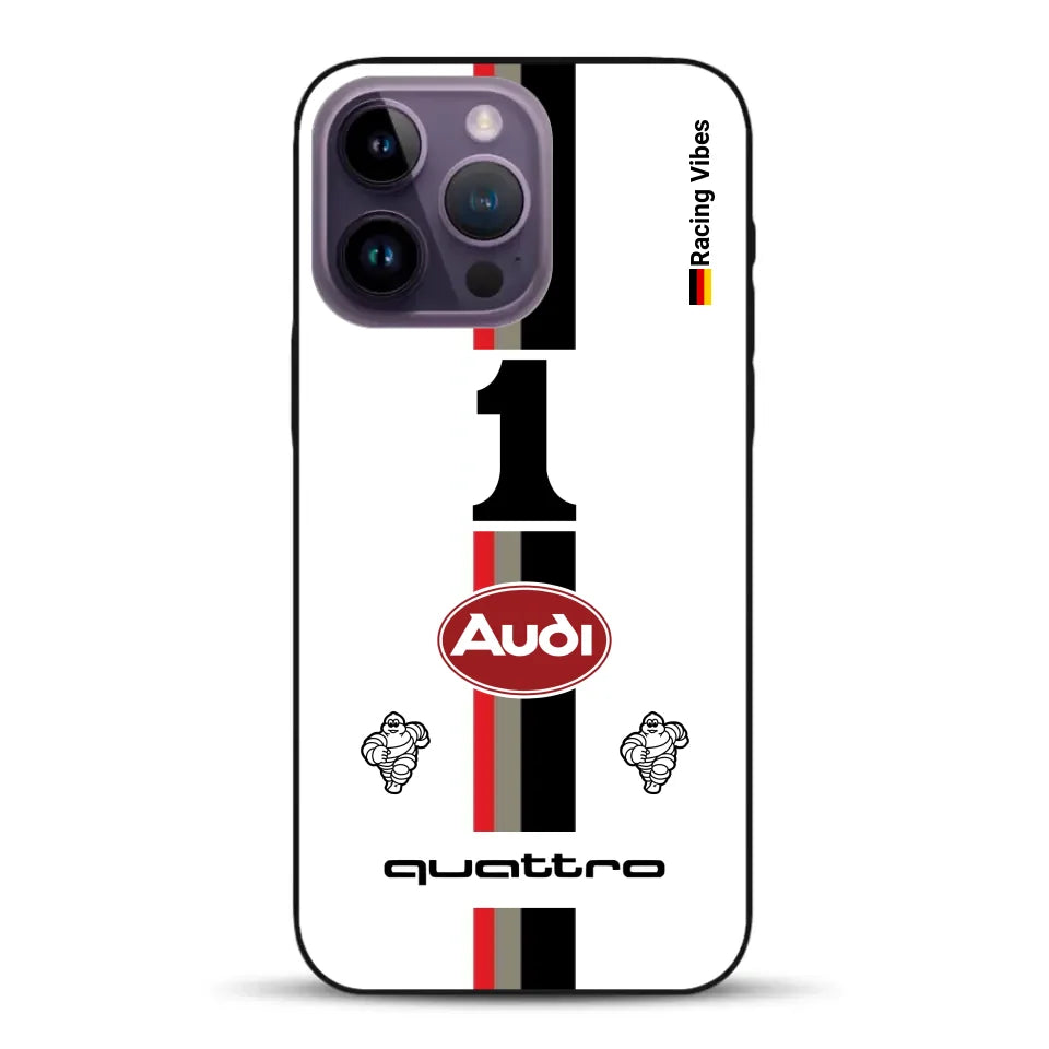 Audi Quattro S1 E2 Pikes Peak Livery - Individuelle Handyhülle für iPhone