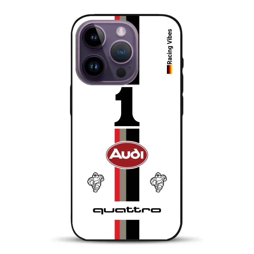 Audi Quattro S1 E2 Pikes Peak Livery - Individuelle Handyhülle für iPhone