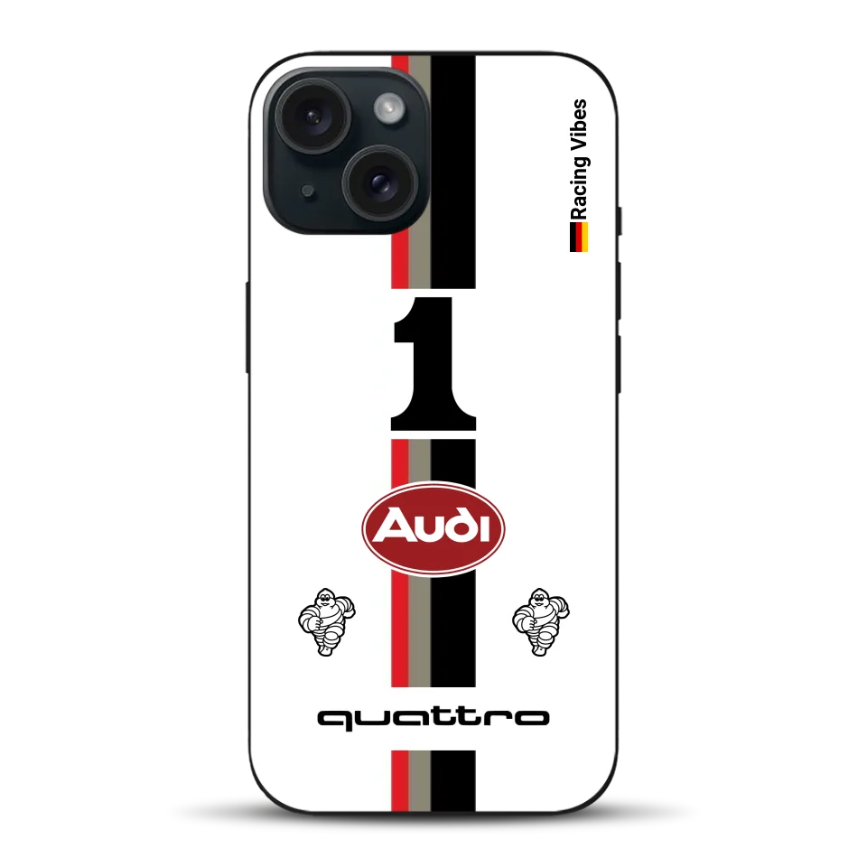 Audi Quattro S1 E2 Pikes Peak Livery - Individuelle Handyhülle für iPhone