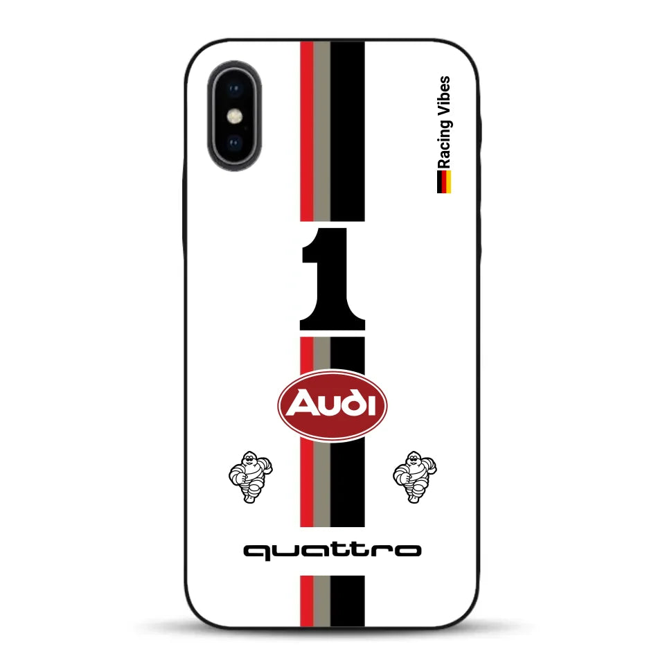 Audi Quattro S1 E2 Pikes Peak Livery - Individuelle Handyhülle für iPhone