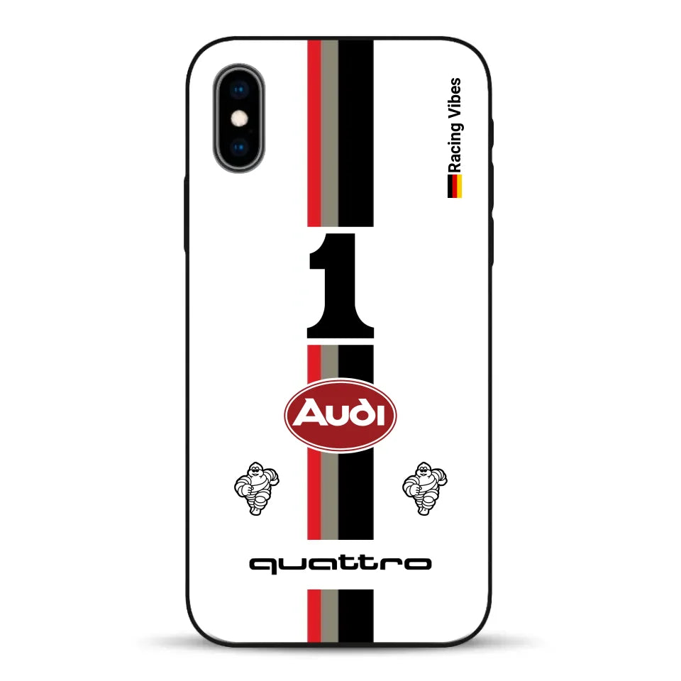 Audi Quattro S1 E2 Pikes Peak Livery - Individuelle Handyhülle für iPhone