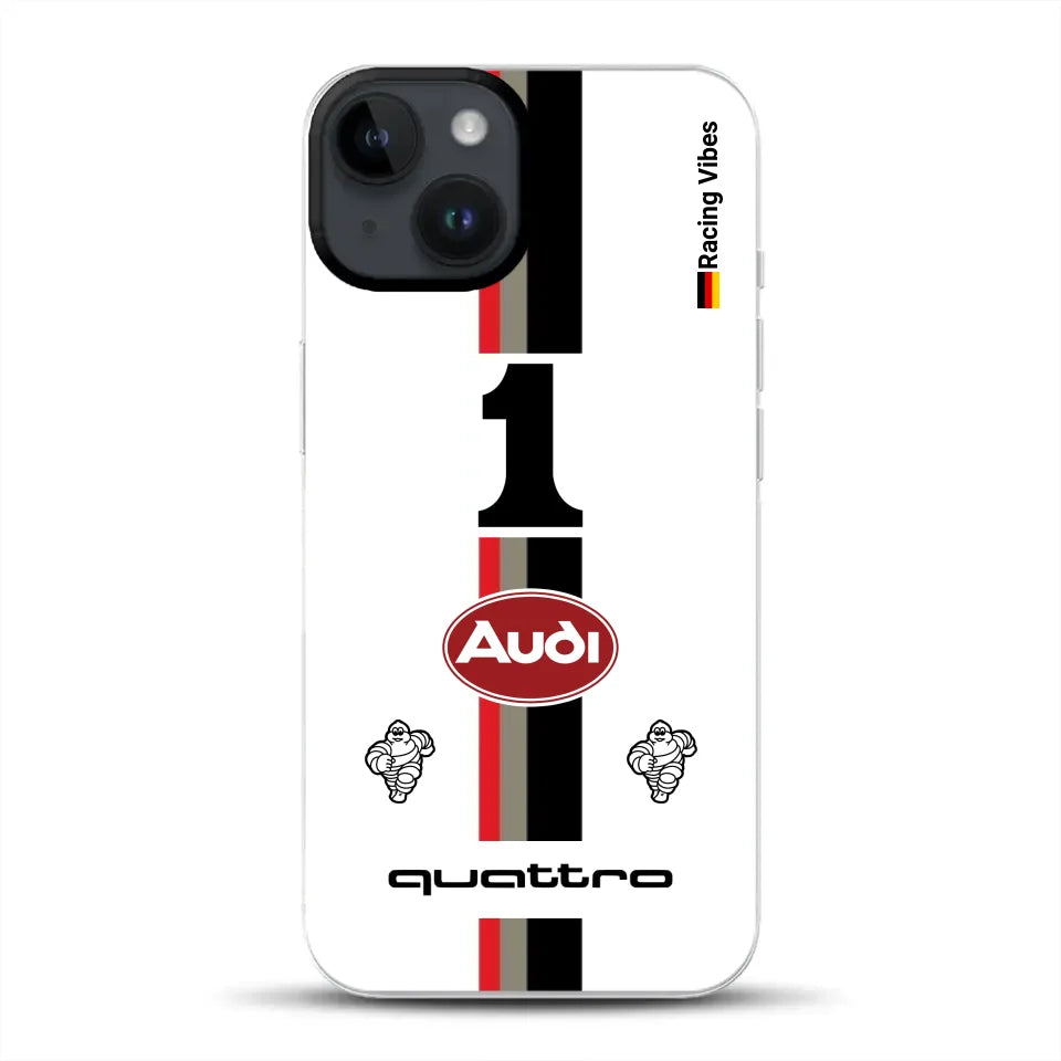 Audi Quattro S1 E2 Pikes Peak Livery - Individuelle Handyhülle für iPhone