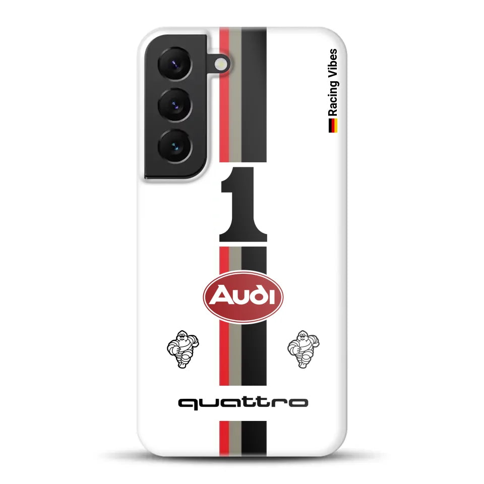 Audi Quattro S1 E2 Pikes Peak Livery - Individuelle Hardcase Hülle für Samsung