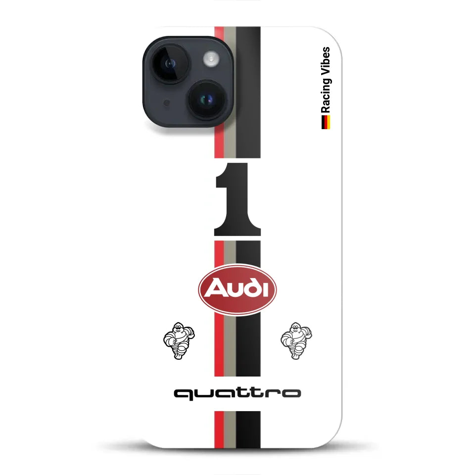 Audi Quattro S1 E2 Pikes Peak Livery - Individuelle Hardcase Hülle für iPhone