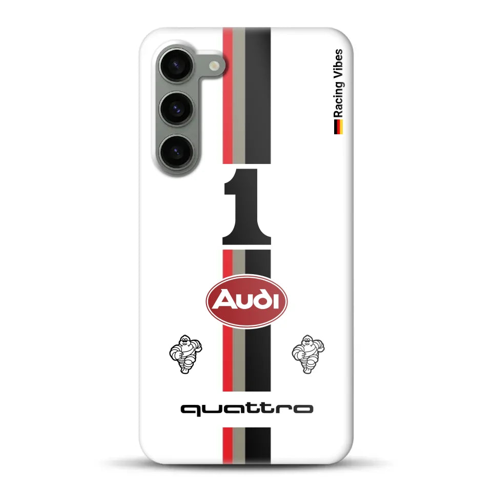 Audi Quattro S1 E2 Pikes Peak Livery - Individuelle Hardcase Hülle für Samsung
