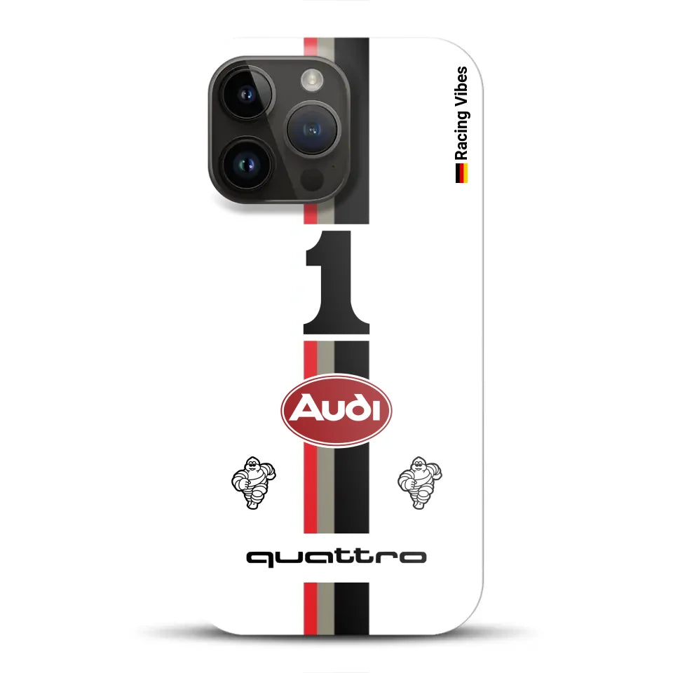 Audi Quattro S1 E2 Pikes Peak Livery - Individuelle Hardcase Hülle für iPhone